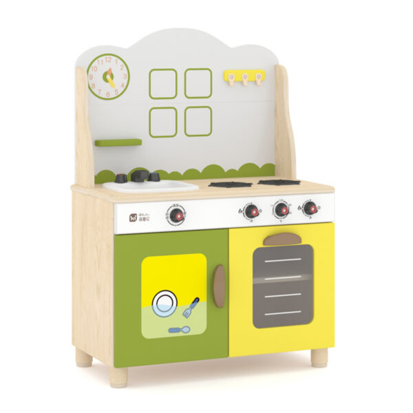 H00-574A Children's Fun Interactive Kitchen.4-In-1 Cabinet