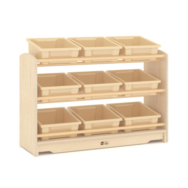 H00-647 Three-Layer Teaching Aid Basket Storage Cabinet