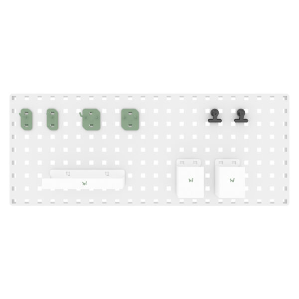 H00-727 Large Storage Hanging Board. White (Including Accessories)