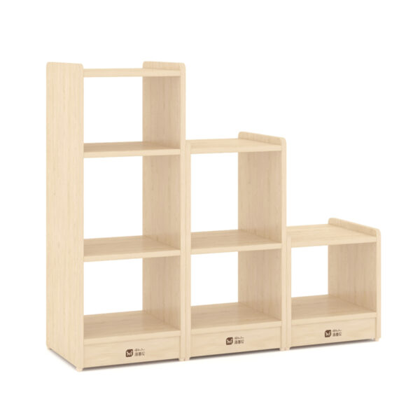 H03-055 Classic Wooden Ladder Combination Cabinet. No Back Panel