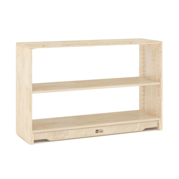 H05-020 Log 2-Layer Low Cabinet. Adjustable. No Back Panel