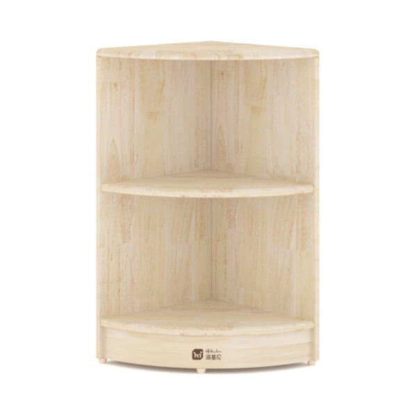 H05-033 Log 2-Layer 90° Corner Low Cabinet