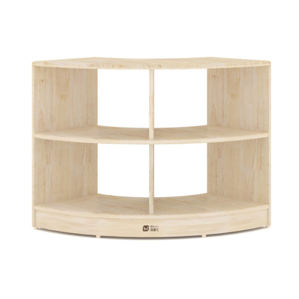 H05-057 Log 2-Layer 90° Curved Low Cabinet