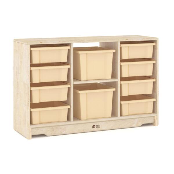 H05-088A Log 10-Compartment Classified Storage Cabinet. No Back Panel. Style A