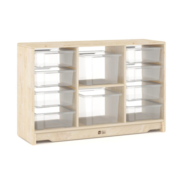 H05-088B Log 10-Compartment Classified Storage Cabinet. No Back Panel. Style B