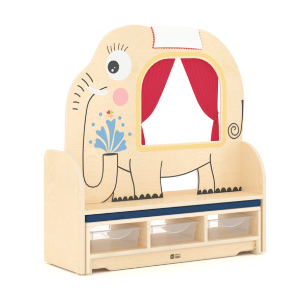 H10-019 Baby Elephant Puppet Stand