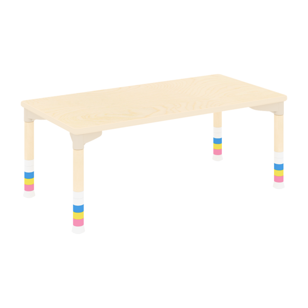 H10-031 Baby Bear 6-Person Table. Adjustable