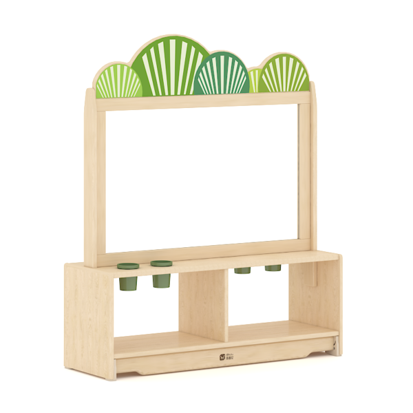 H10-043 Nursery Cactus Art Drawing Board Cabinet