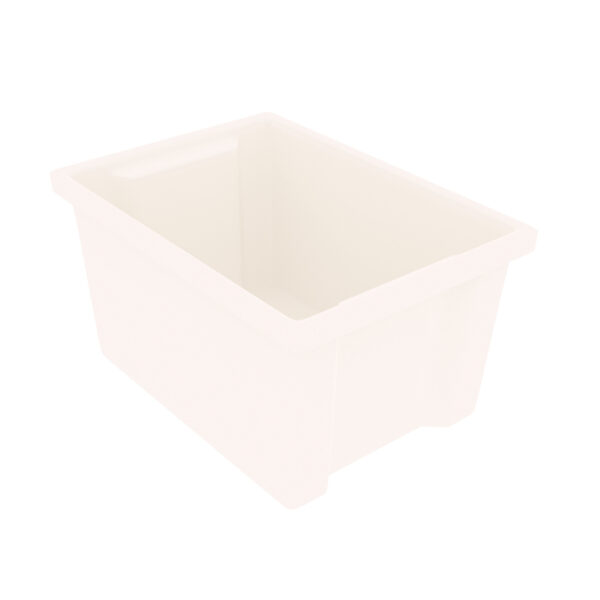 H13-002C 15# Lisa Teaching Aids Basket. Cream White