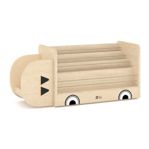 H15-026A Train-Shaped Bookcase. Front