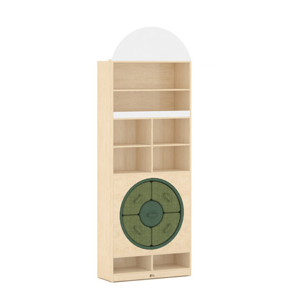 H15-029 Modular Construction Bookcase. (Round a Style)