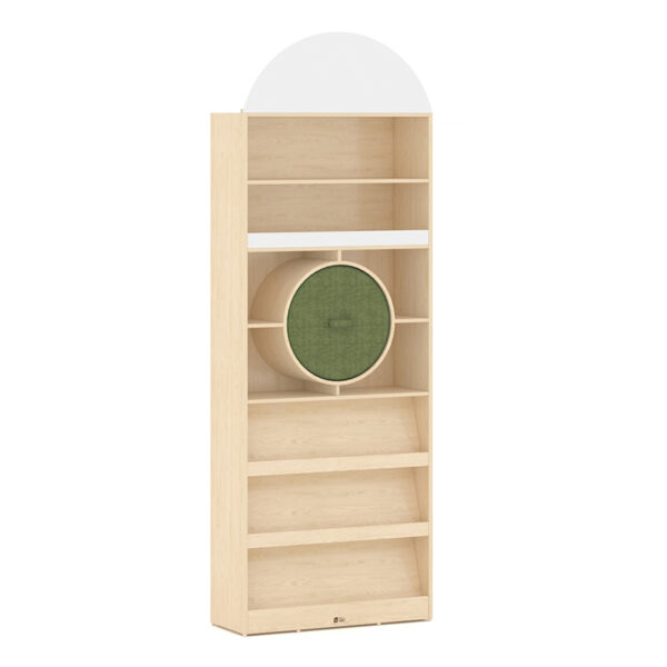 H15-030 Modular Construction Bookcase. (Round B Style)