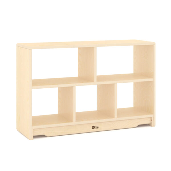 M01-013 Monteki 5-Compartment Low Cabinet. No Back Panel