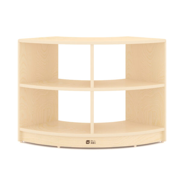 M01-021 Monteji 2-Layer 90° Curved Low Cabinet