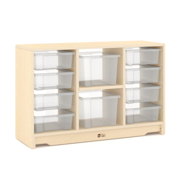 M01-041B Monteki 10-Compartment Classification Storage Cabinet. No Back Panel.