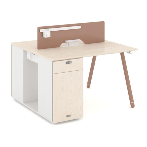 S02-029 Staff Desk (Double Position) Type A